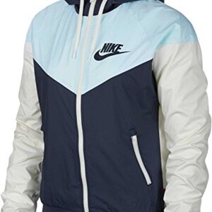 Nike Men's Navy and Light Blue Windbreaker